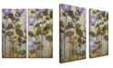 Ready2HangArt 'Charoite' 2 Piece Floral Canvas Wall Art Set, 24x12"